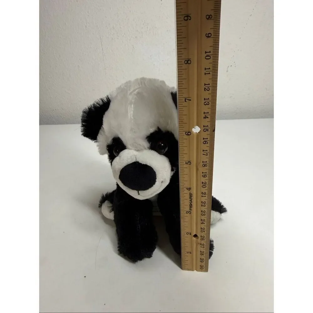 NWT Goffa Panda Plush Toy For Kids Children Black & White Stuffed Animal Bear 7”